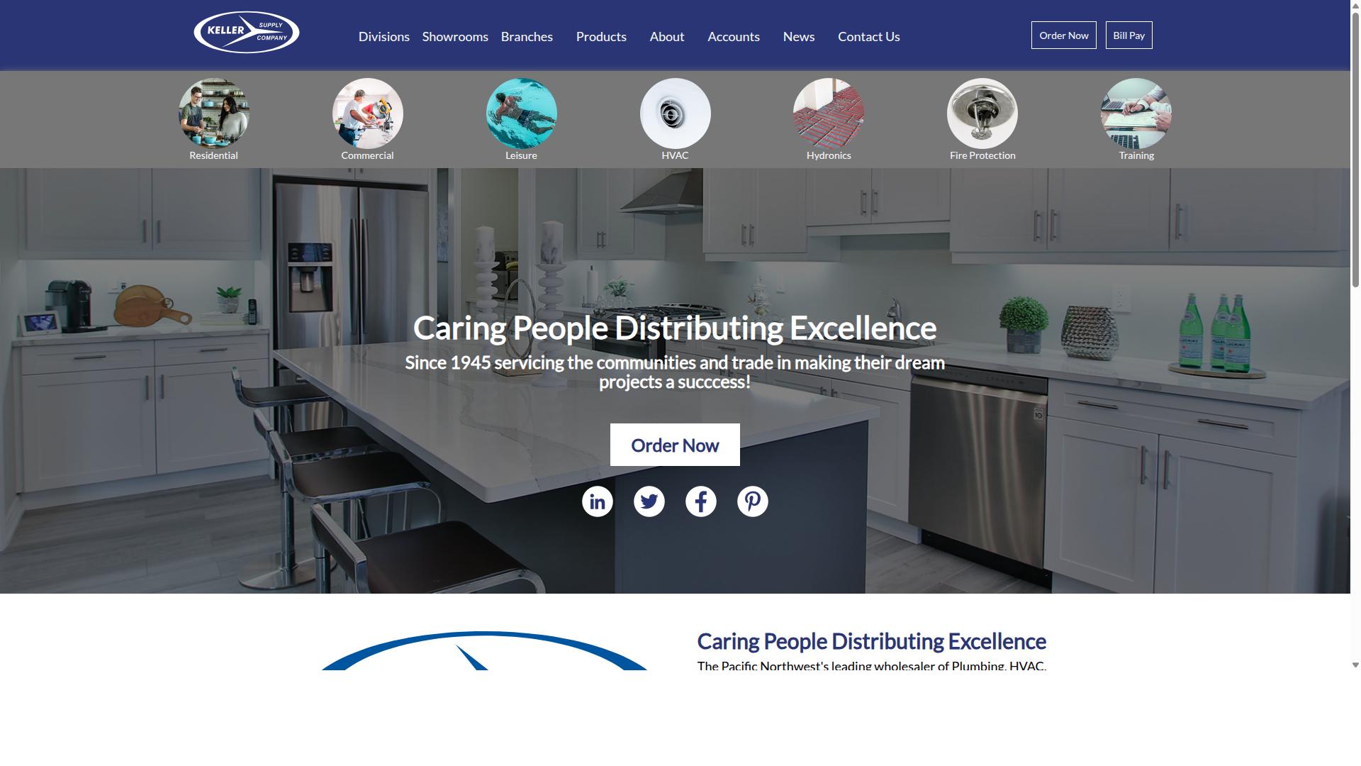 kellersupply.com website